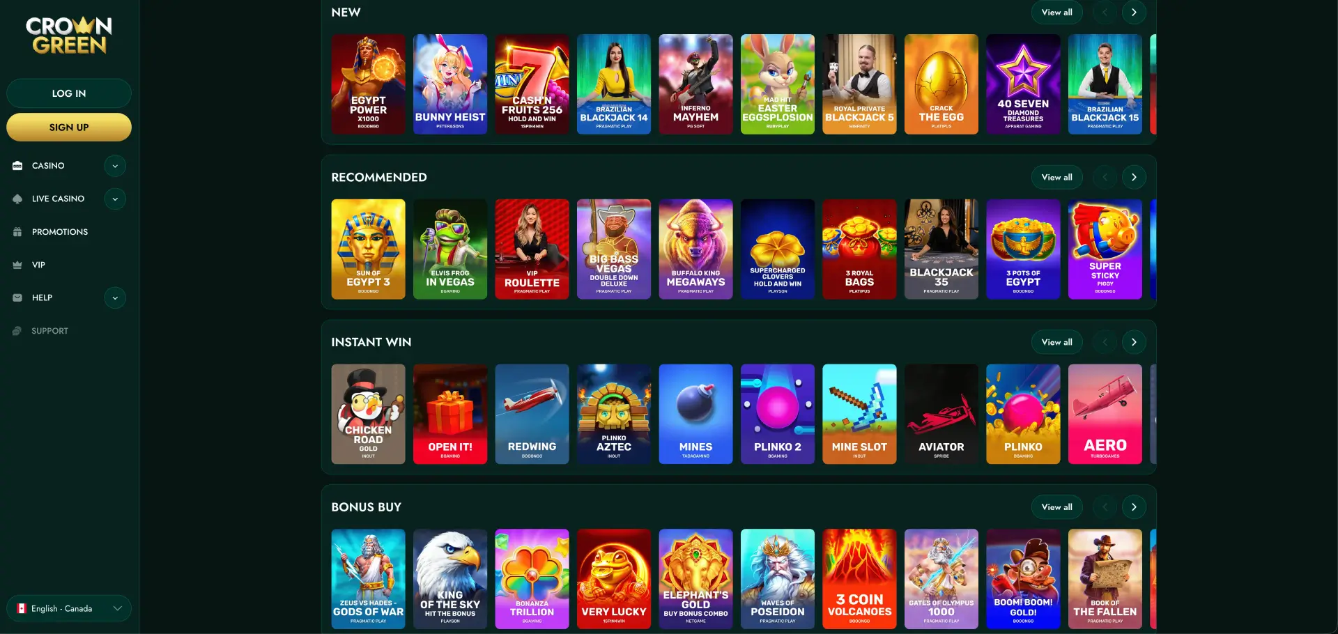 CrownGreen Casino screenshot - slots CrownGreen Casino screenshot - slots
